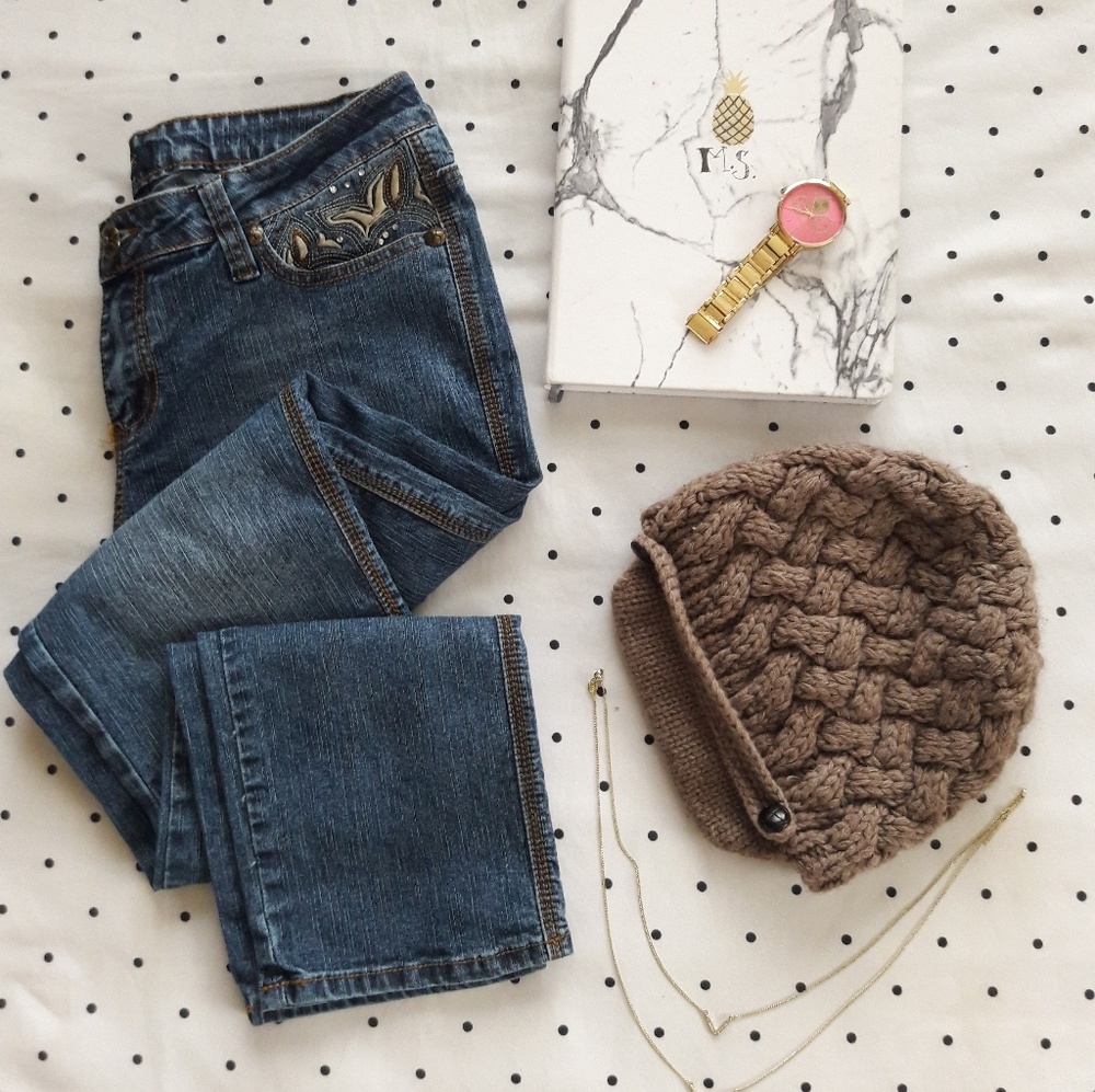 OTB Jeans w/ Copper Stiching Accents